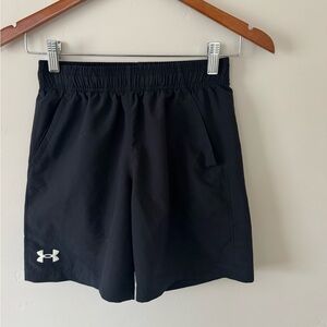 Under Armour Boy’s Athletic Black Shorts